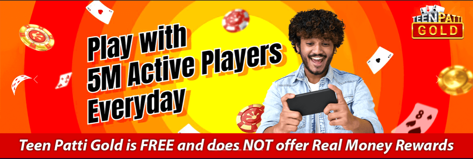 Teen Patti Gold banner